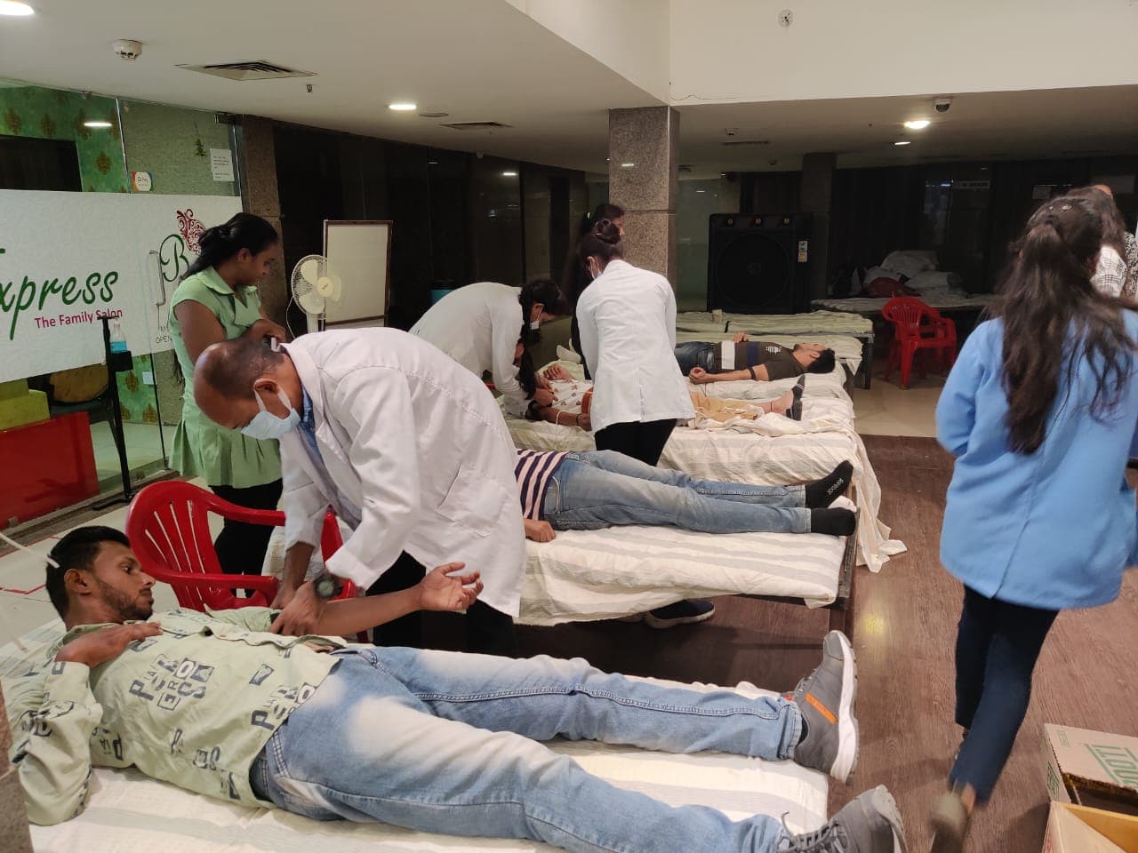 Blood donation camps